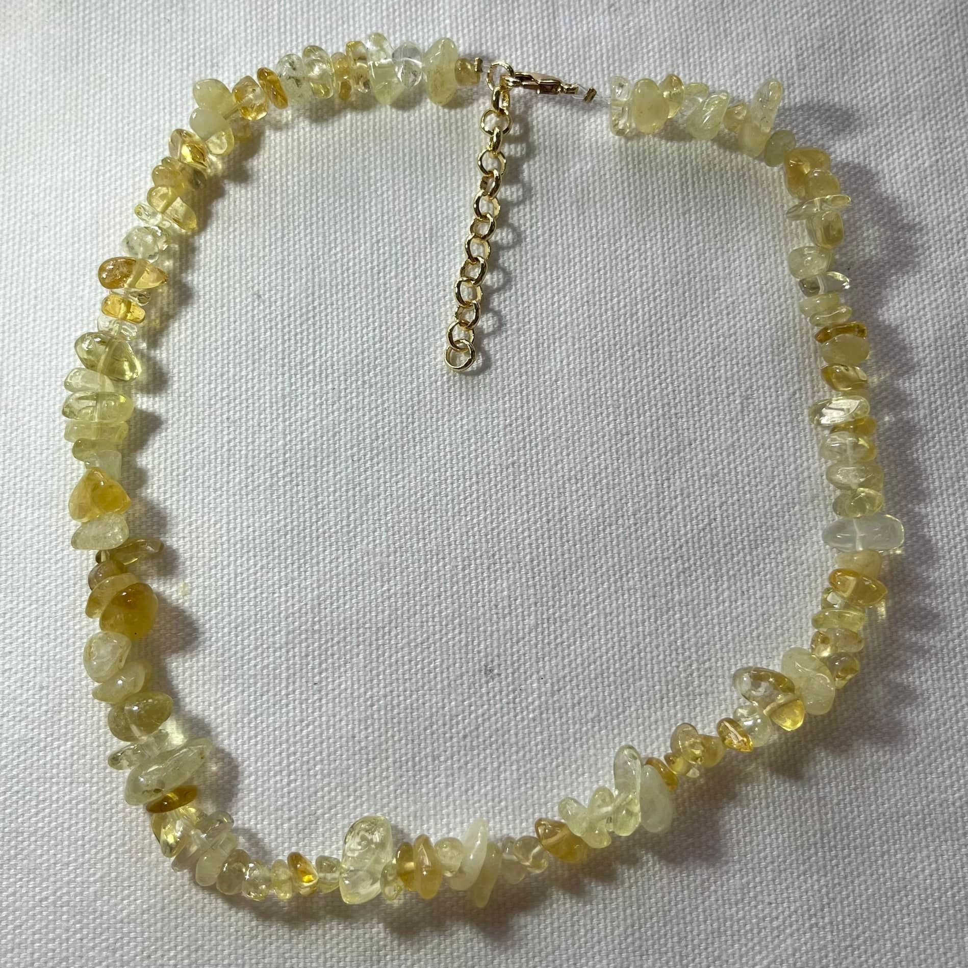 Citrine sale chip necklace