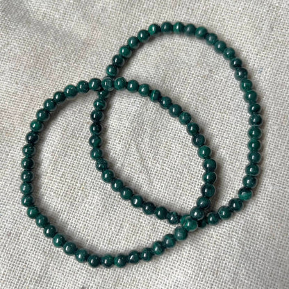 Malachite 4mm Beaded Bracelet - Transformation