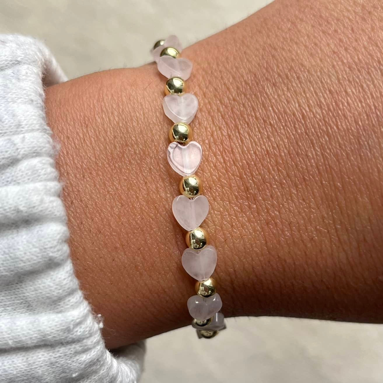 Pure Heart Quartz Bracelet