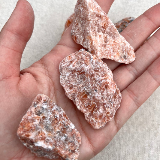 Orange Calcite Raw Crystal