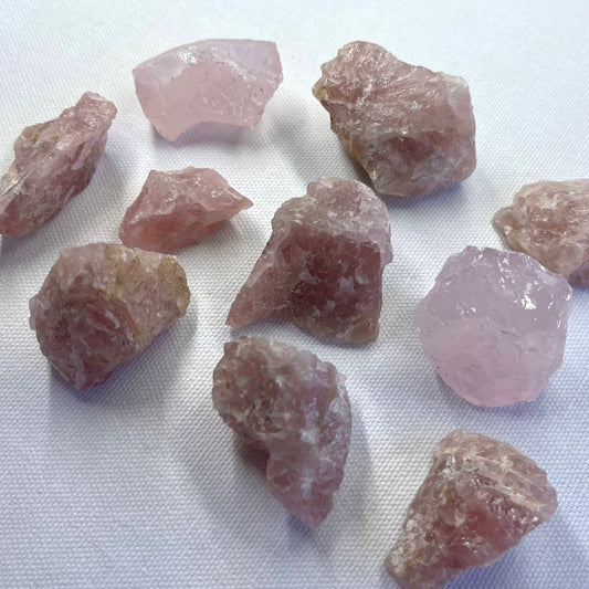 Rose Quartz Raw Crystal - Small