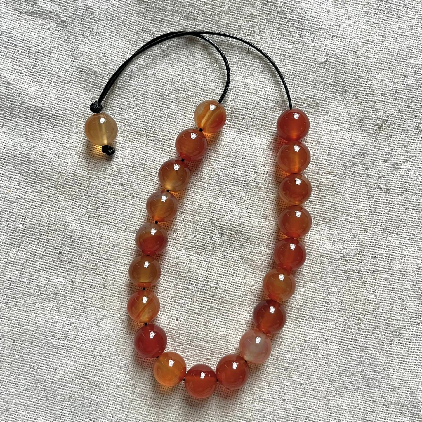 Komboloi Worry Beads - Carnelian