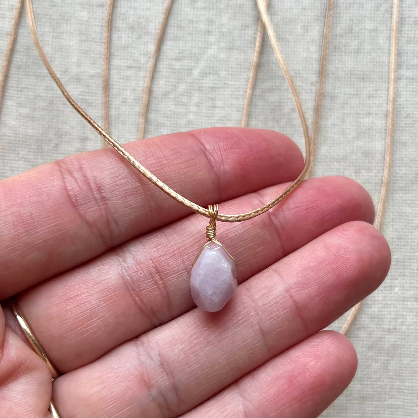 Geo Pendant - Kunzite