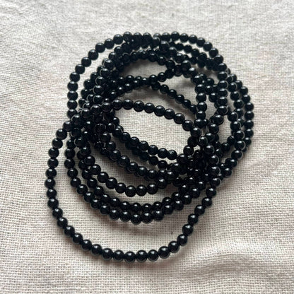 Onyx 4mm Beaded Bracelet - Confidence