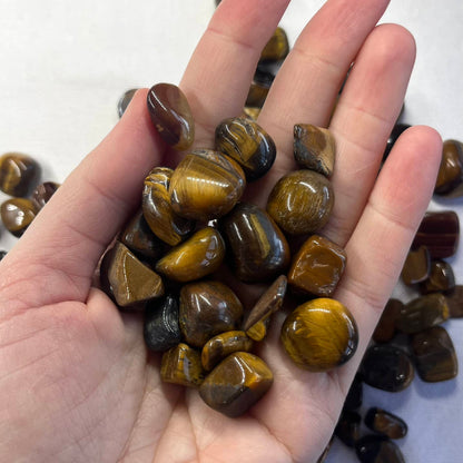 Tiger Eye Tumble Stone