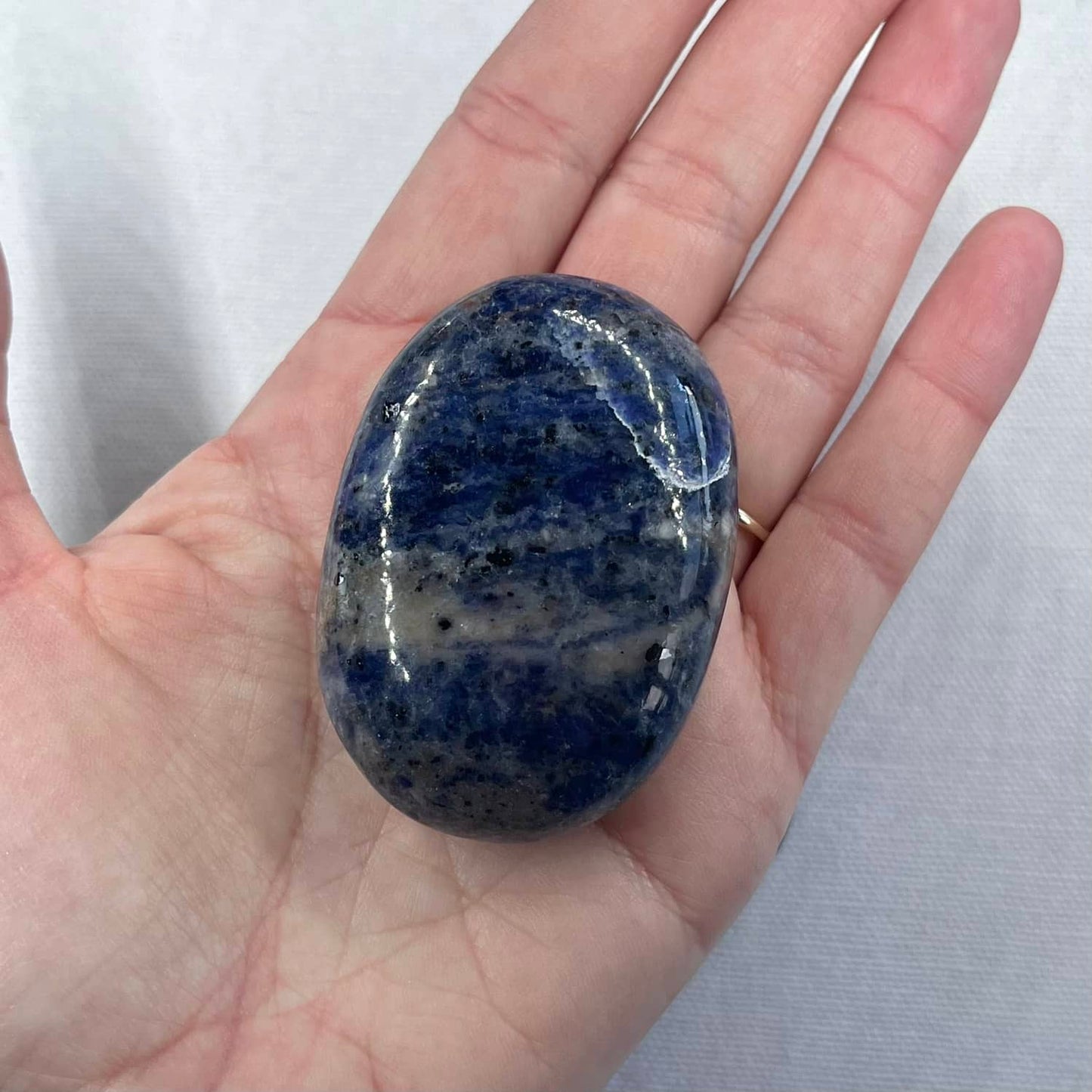 Sodalite Palm Stone Crystal