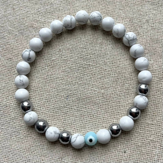 Eye of Harmony Bracelet - Howlite