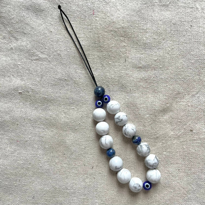 Komboloi Worry Bead Bracelet - Howlite