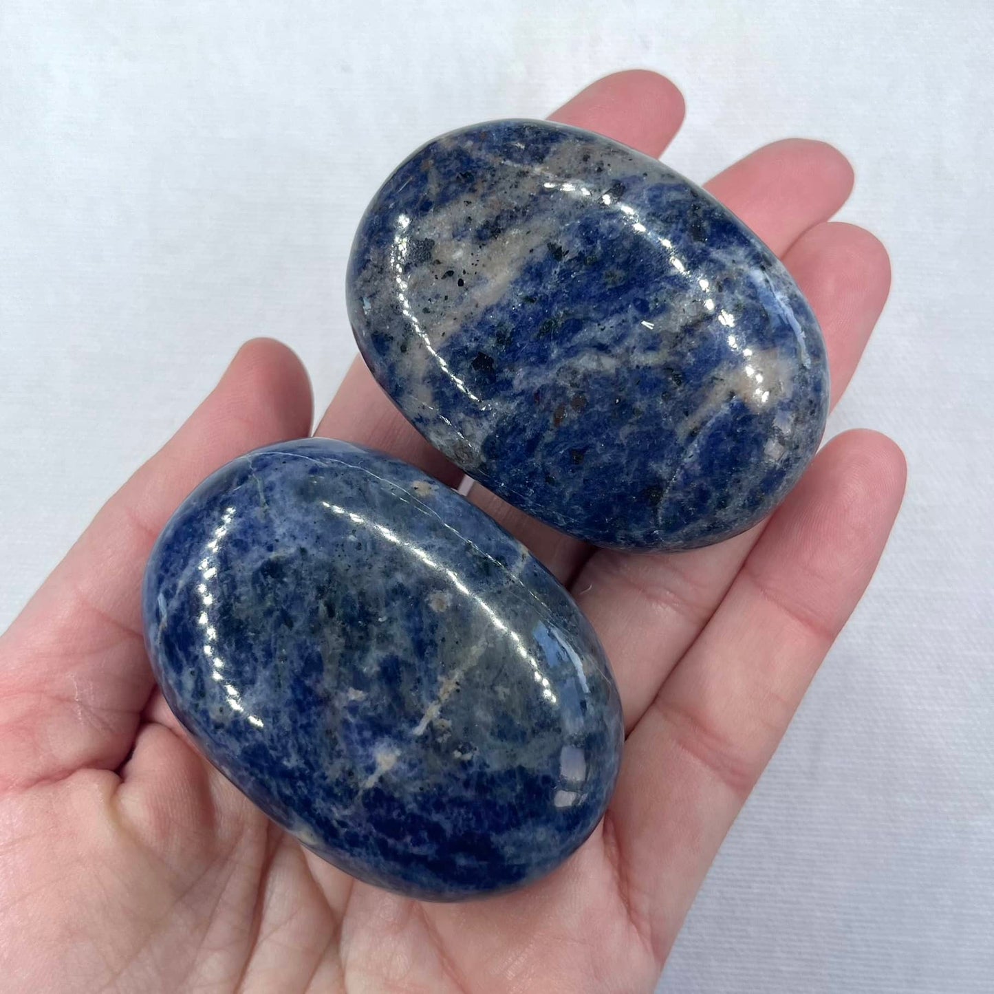 Sodalite Palm Stone Crystal