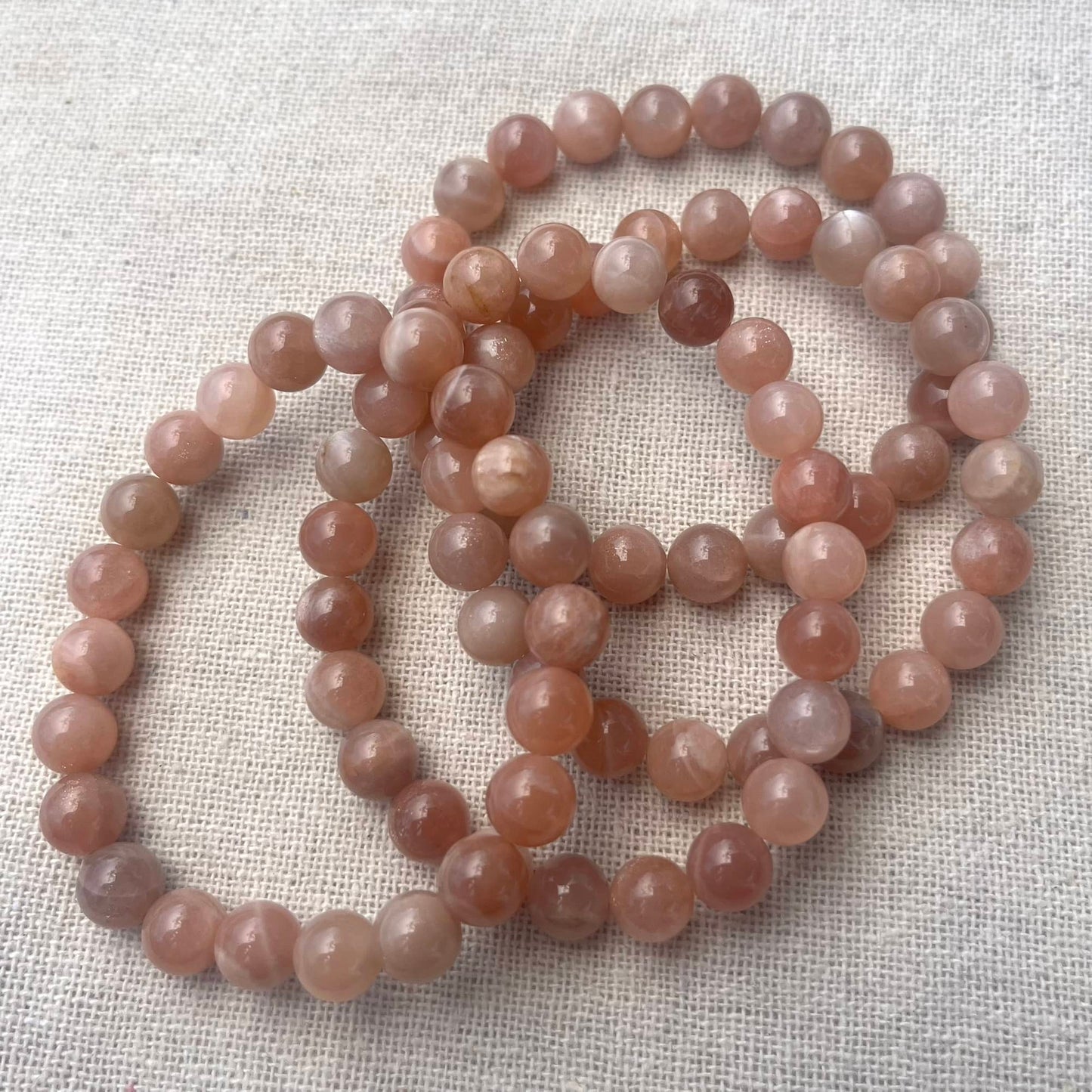 Sunstone 8mm Beaded Bracelet - Positivity