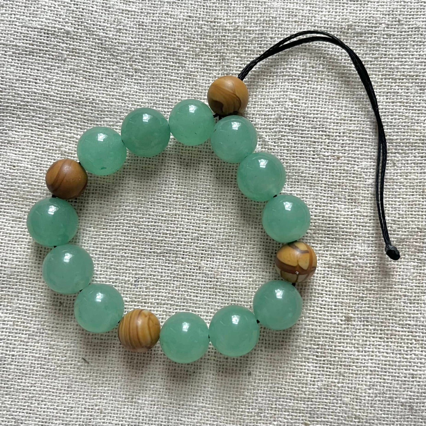 Komboloi Worry Bead Bracelet - Green Aventurine