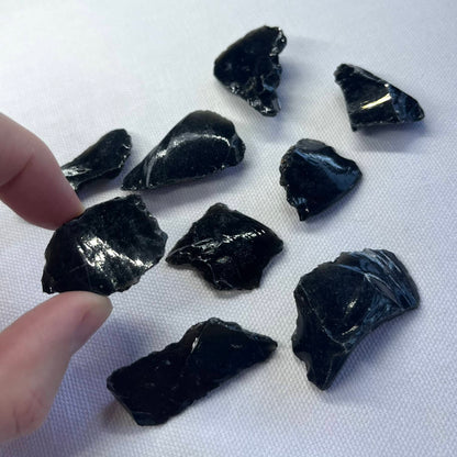 Black Obsidian Raw Crystal - Small