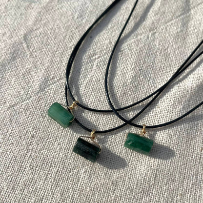 Eternity Pendant - Emerald