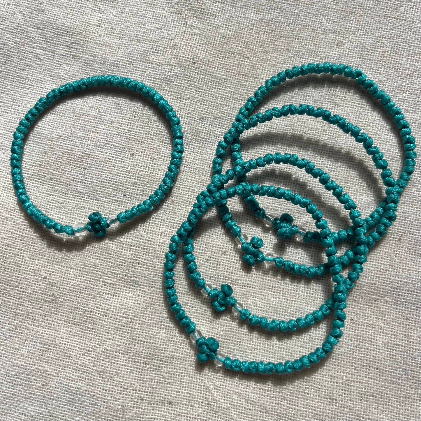 Komboskini Prayer Bracelet - Teal