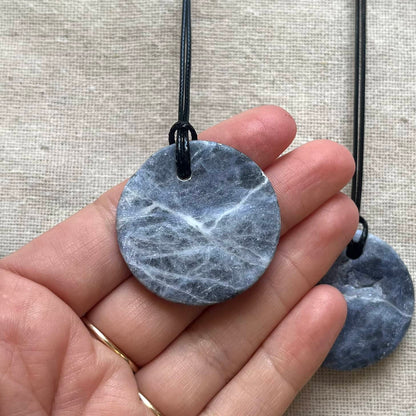 Circle Pendant - Sodalite