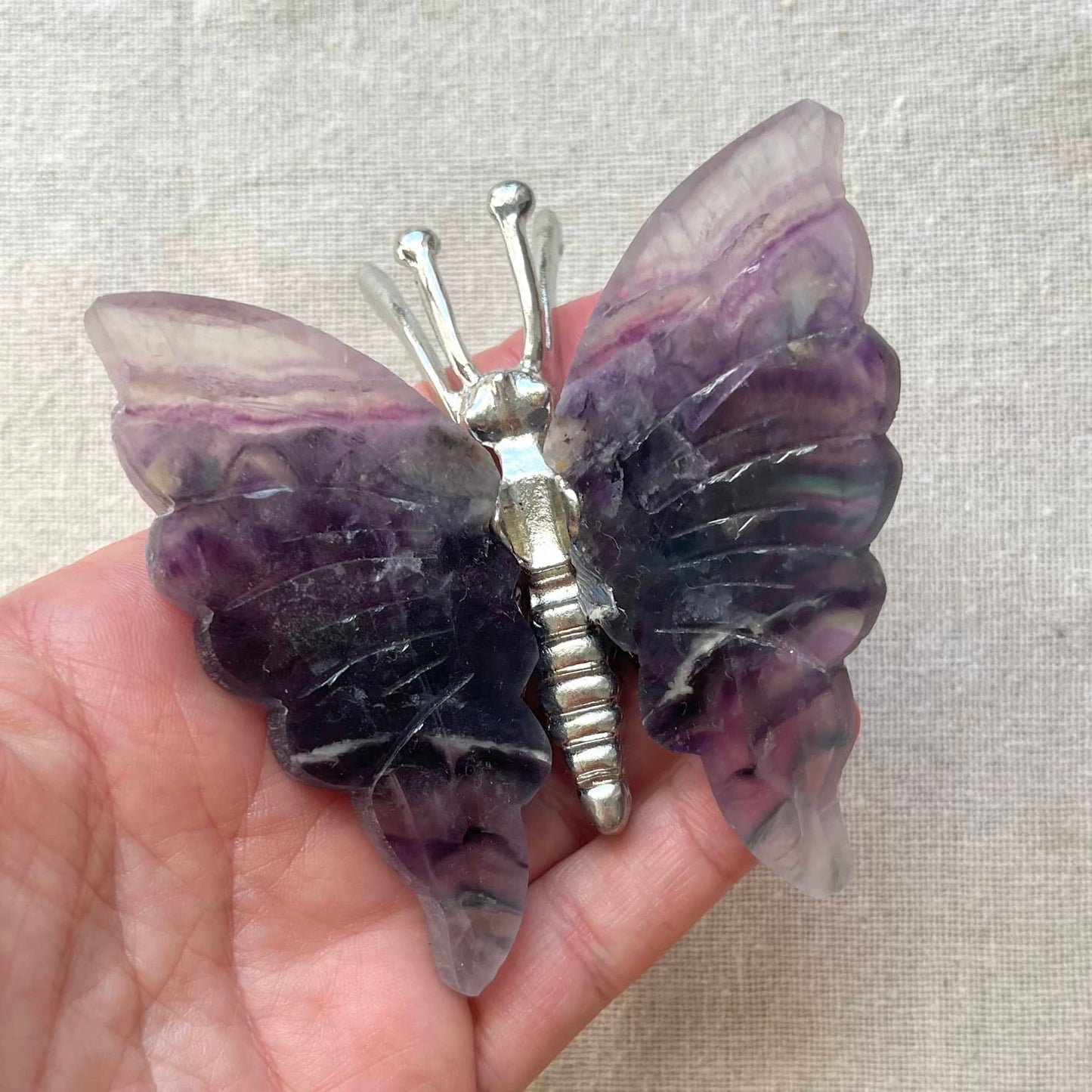 Fluorite Crystal Butterfly