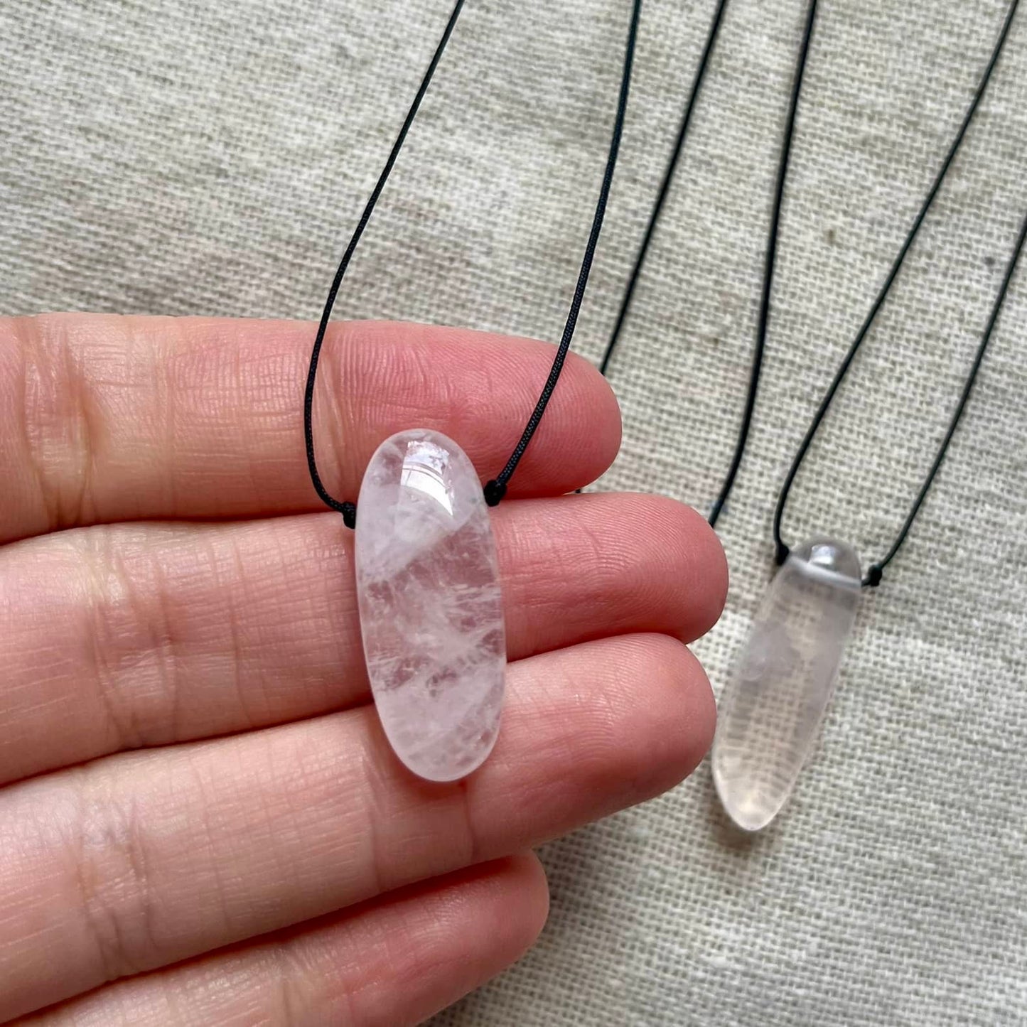 Treasure Pendant - Rose Quartz