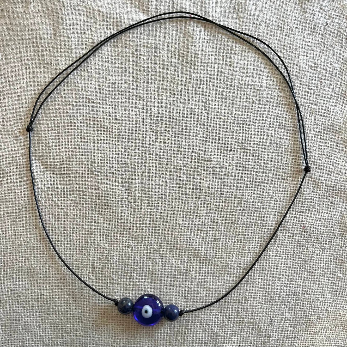 Miracle Evil Eye Necklace - Lapis Lazuli