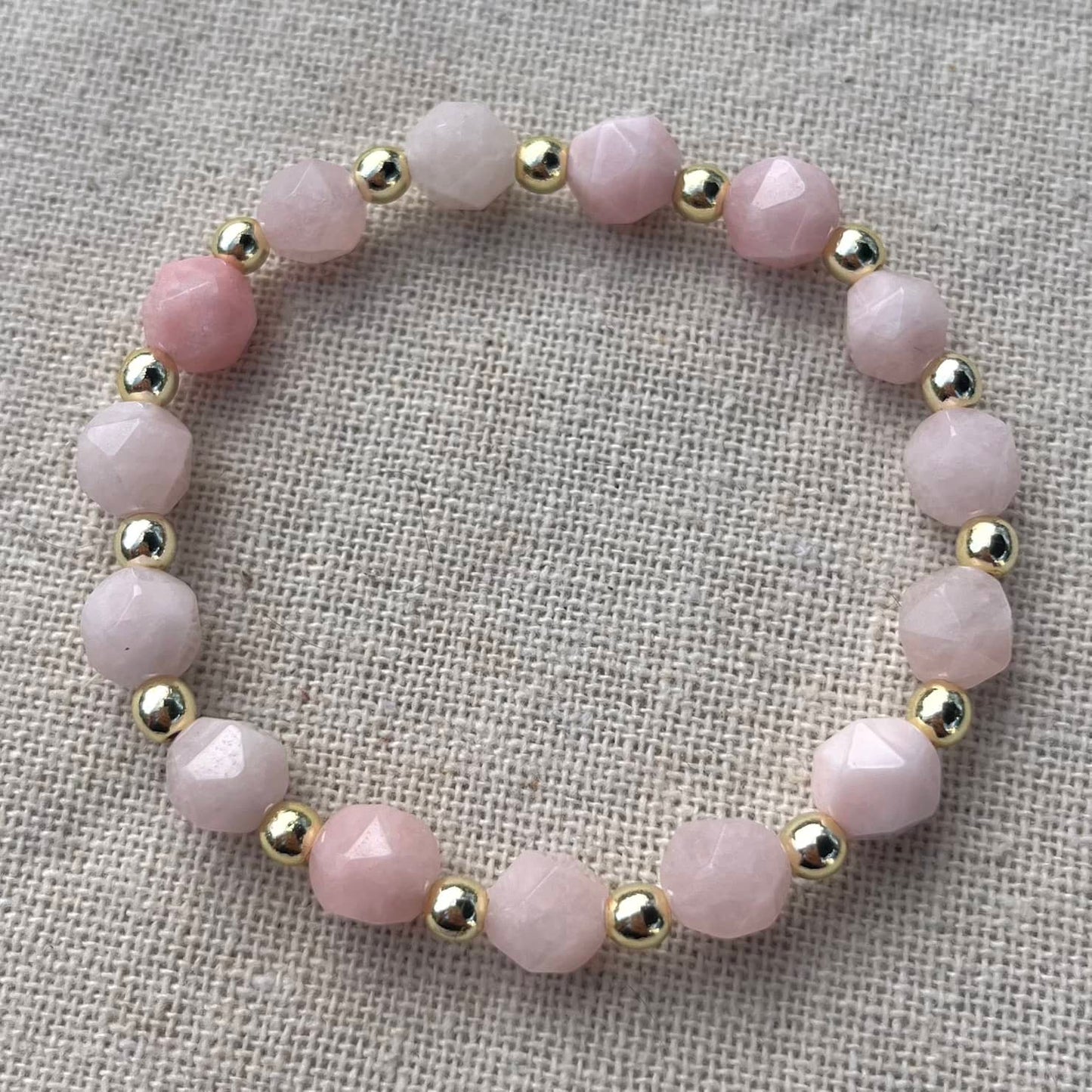 Prism Bracelet - Pink Morganite