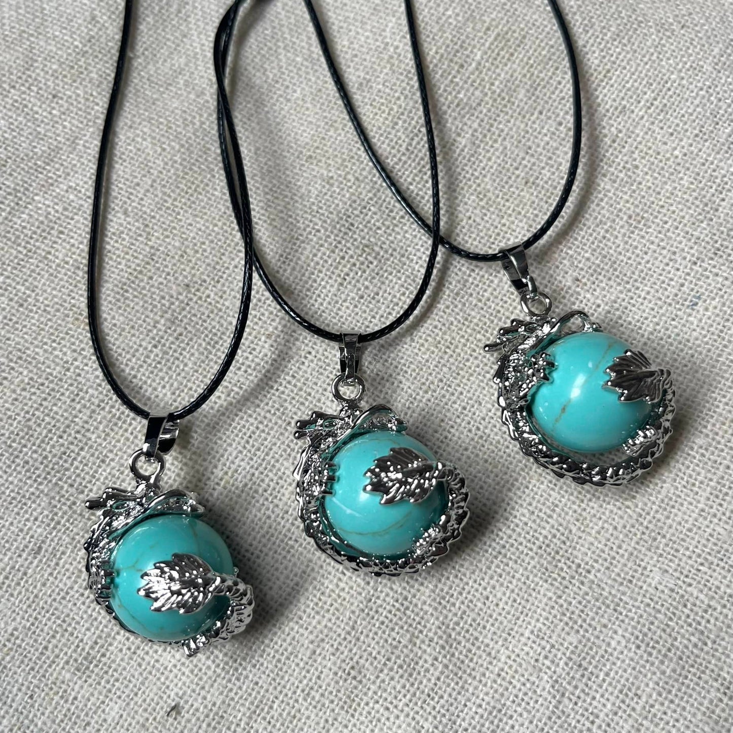 Dragon’s Eye Pendant - Turquoise