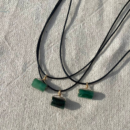 Eternity Pendant - Emerald