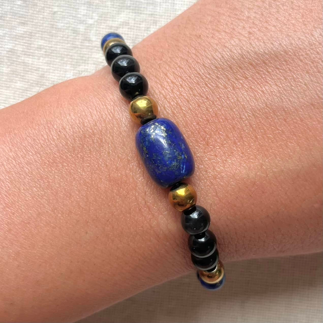 Royal Guardian Bracelet - Lapis Lazuli