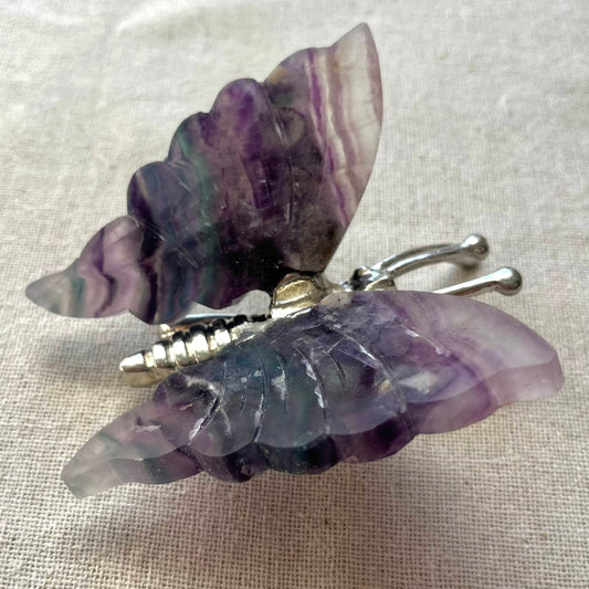 Fluorite Crystal Butterfly