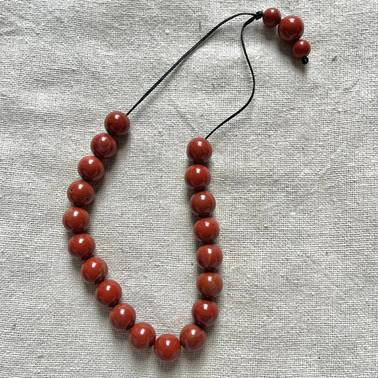 Komboloi Worry Beads - Red Jasper