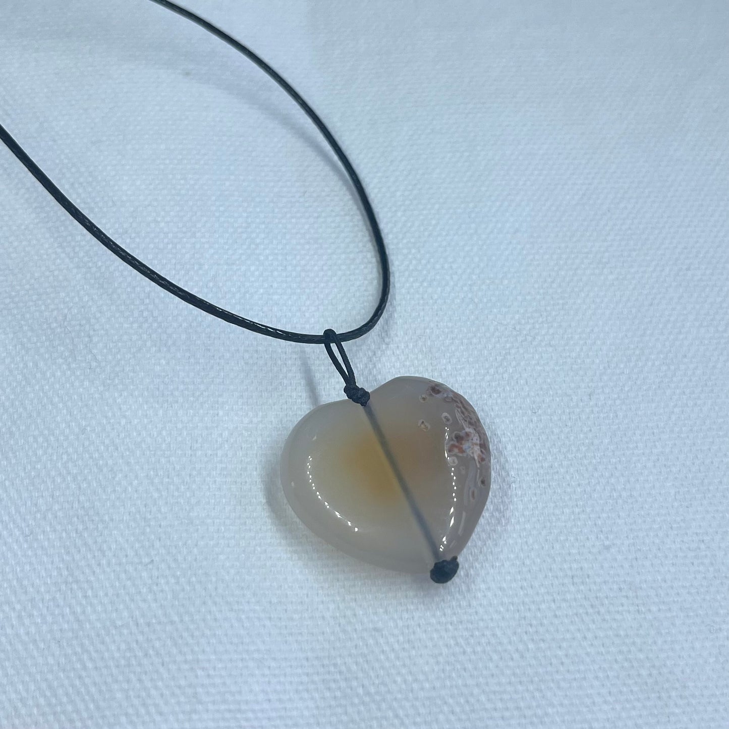 Heart Pendant - Agate