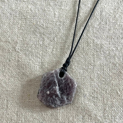 Ruby Geo Pendant - Courage