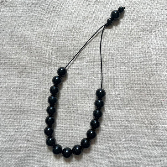 Komboloi Worry Beads - Obsidian