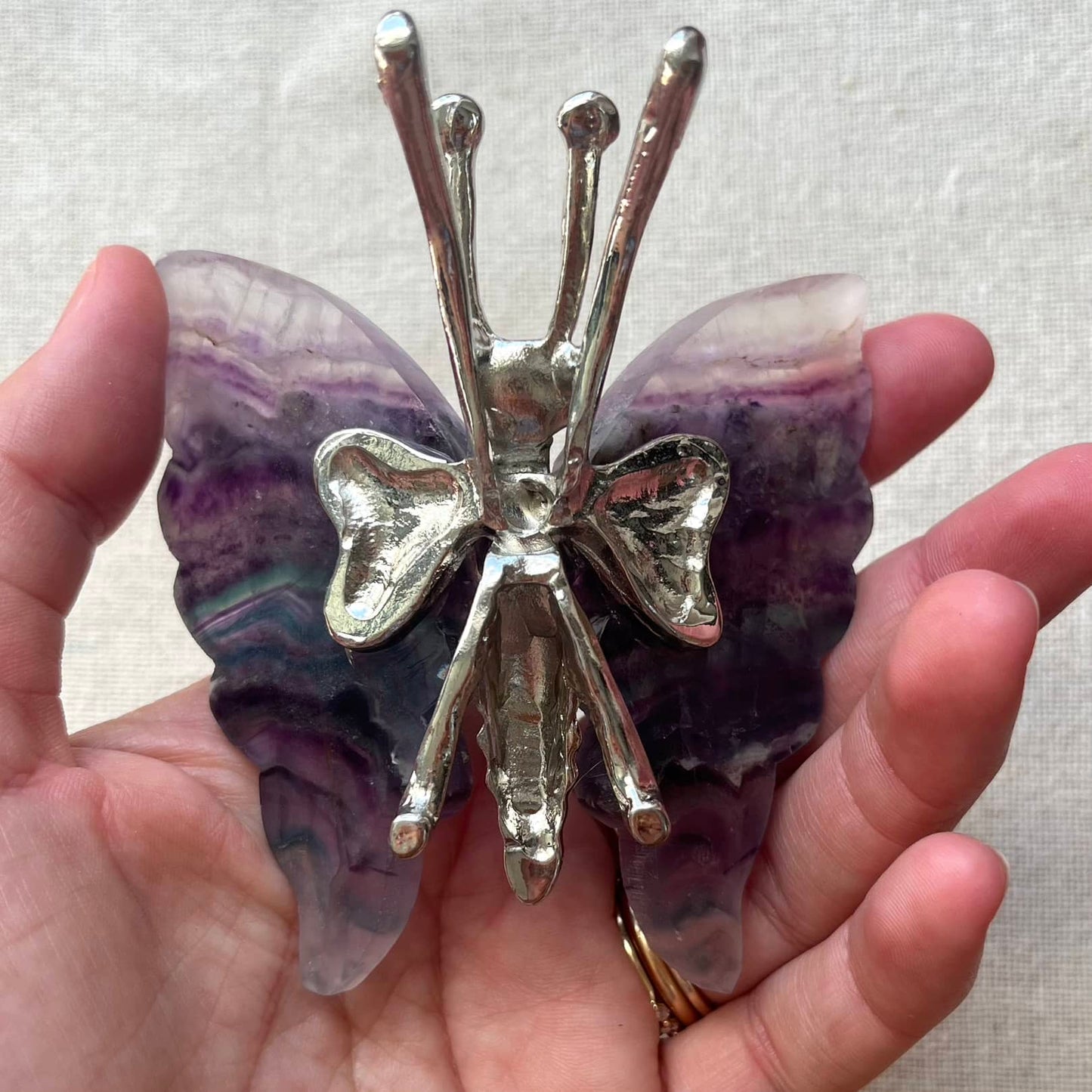 Fluorite Crystal Butterfly