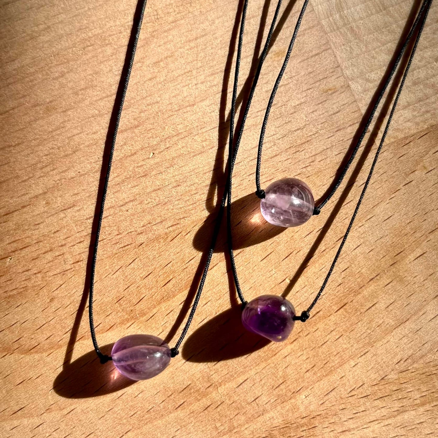 Mini Gem Pendant - Amethyst