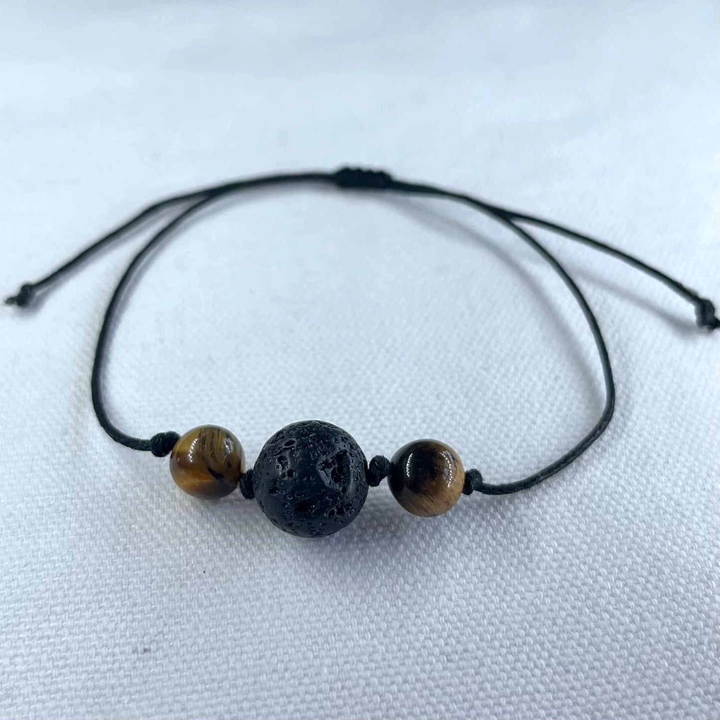 Guardian Cord Bracelet - Lava Stone