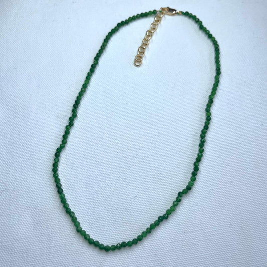 Ethereal Necklace - Green Jade