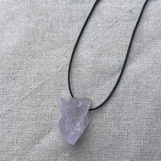 Amethyst Raw Pendant