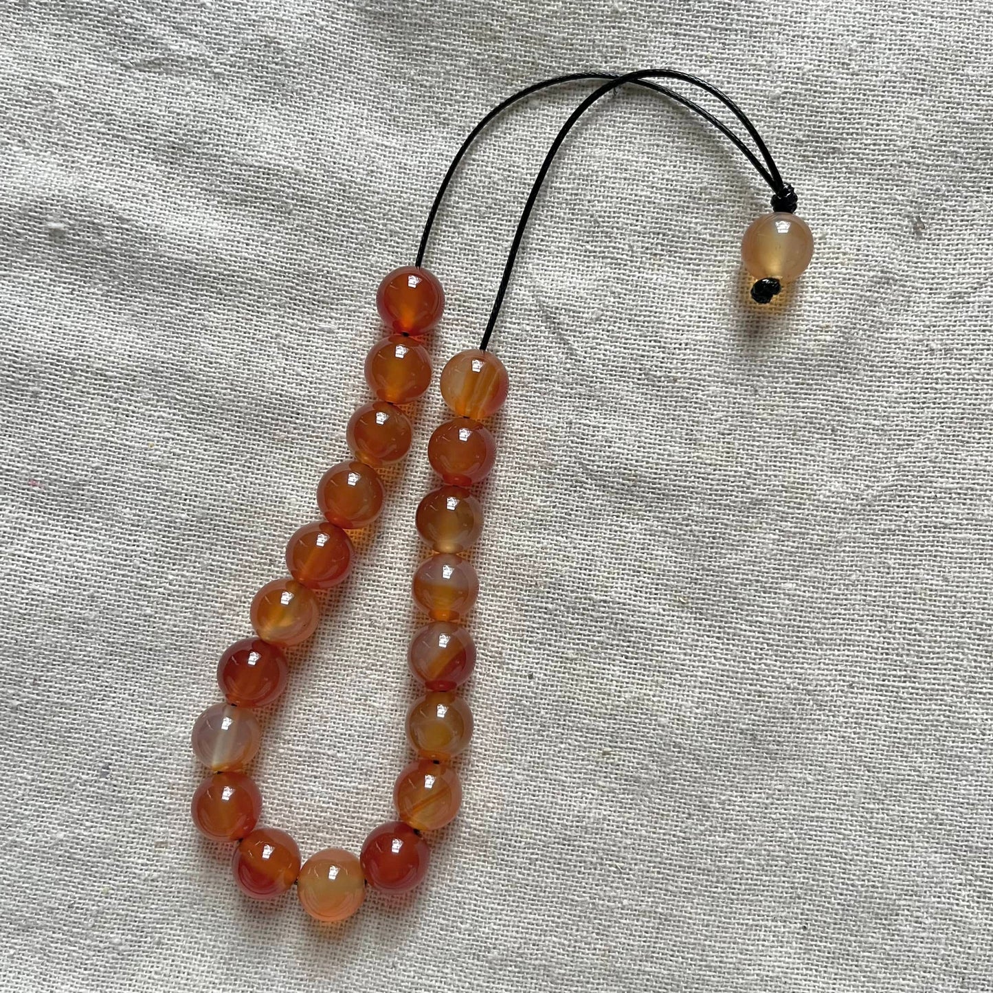 Komboloi Worry Beads - Carnelian