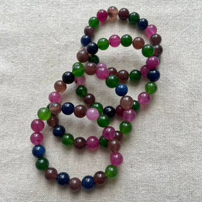 Tourmaline 10mm Beaded Bracelet - Balance