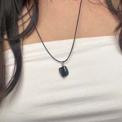 Geo Pendant - Shungite