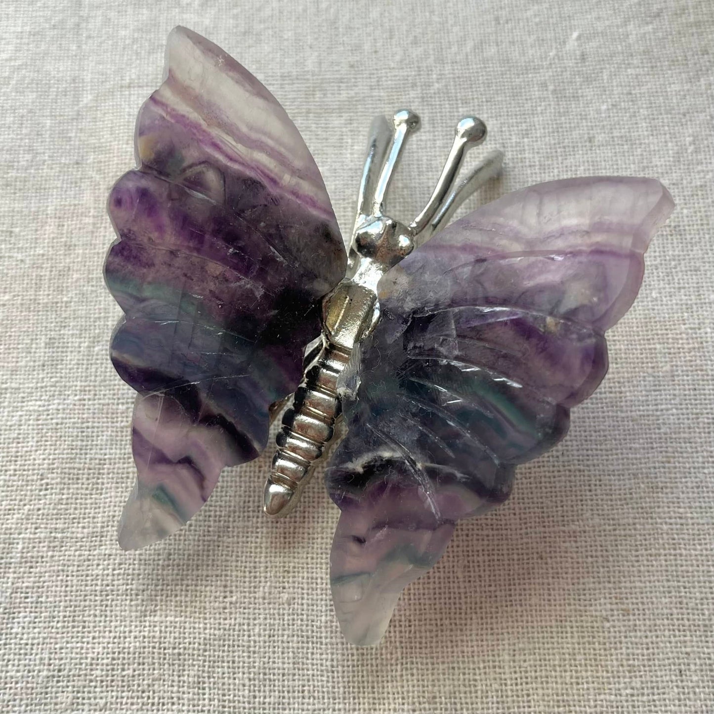 Fluorite Crystal Butterfly