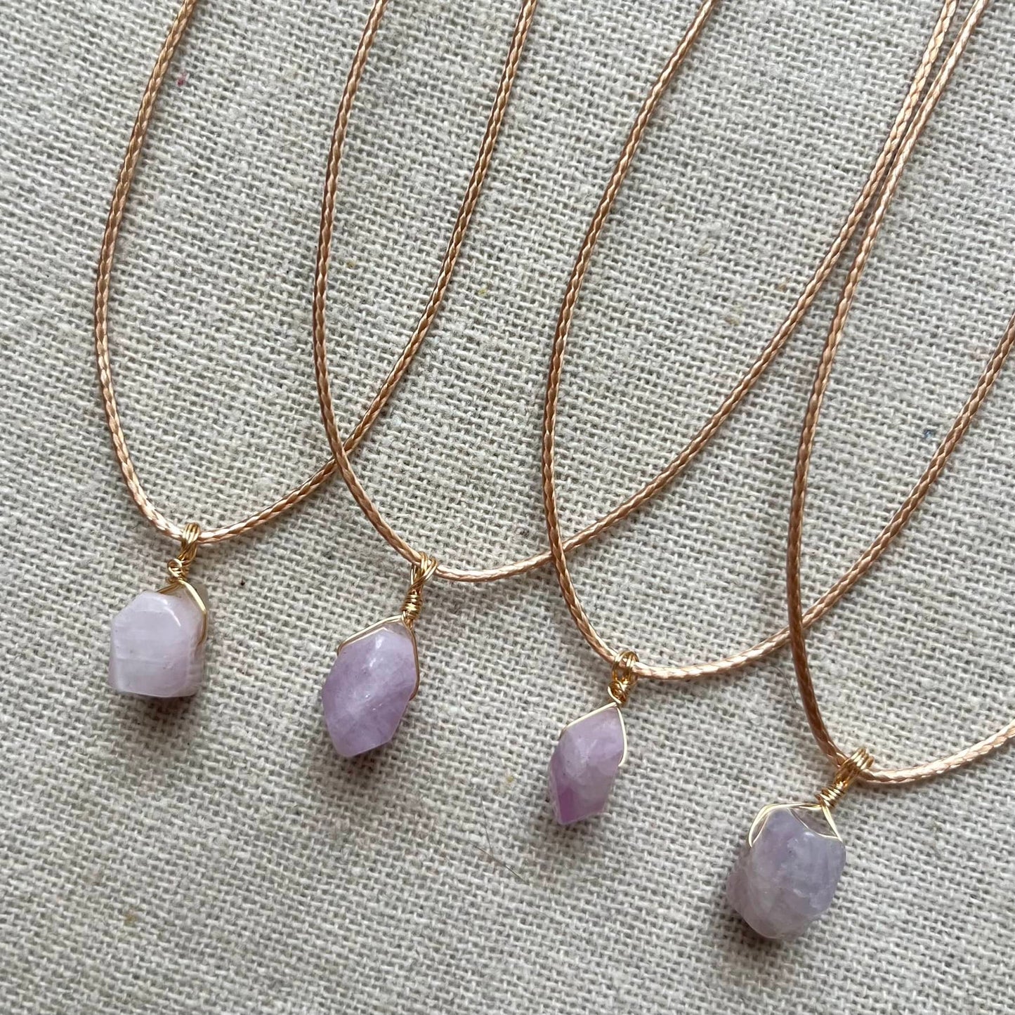 Geo Pendant - Kunzite