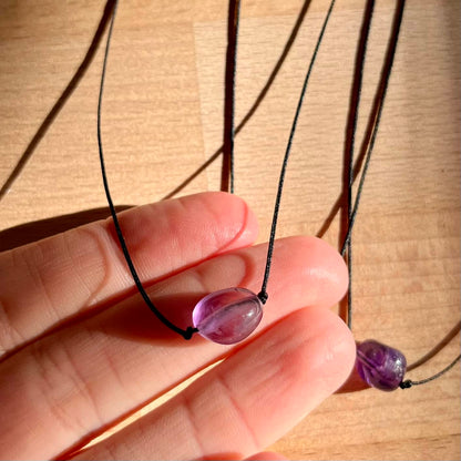 Mini Gem Pendant - Amethyst