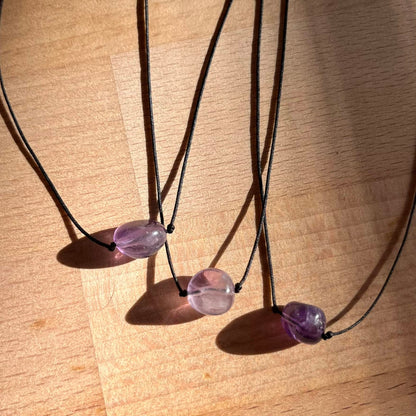 Mini Gem Pendant - Amethyst