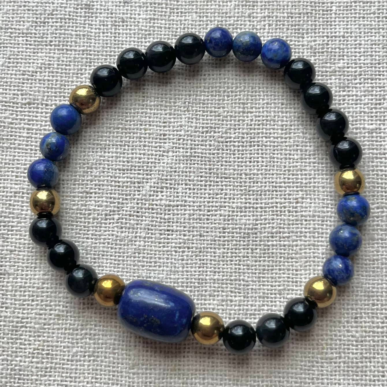 Royal Guardian Bracelet - Lapis Lazuli