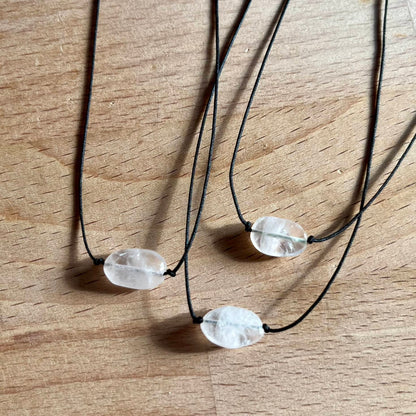 Mini Gem Pendant - Clear Quartz