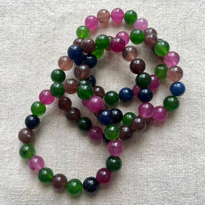 Tourmaline 10mm Beaded Bracelet - Balance