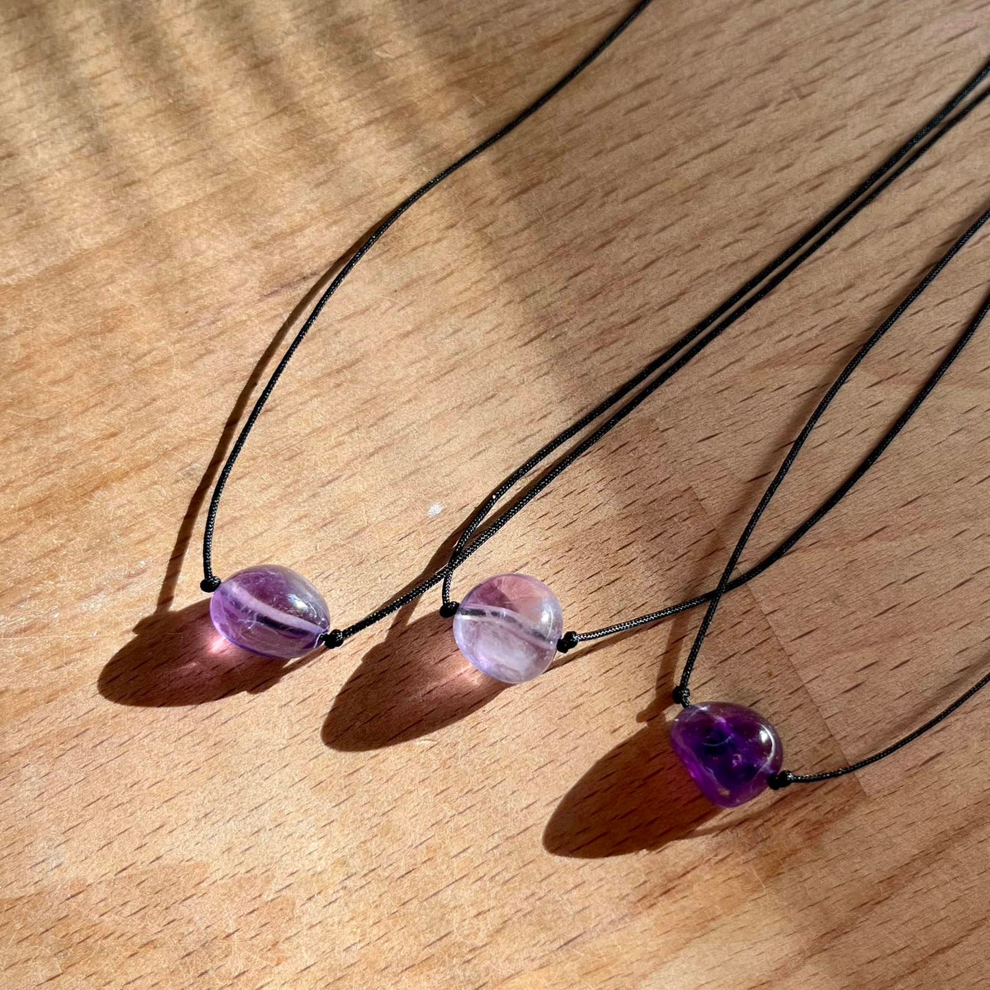 Mini Gem Pendant - Amethyst