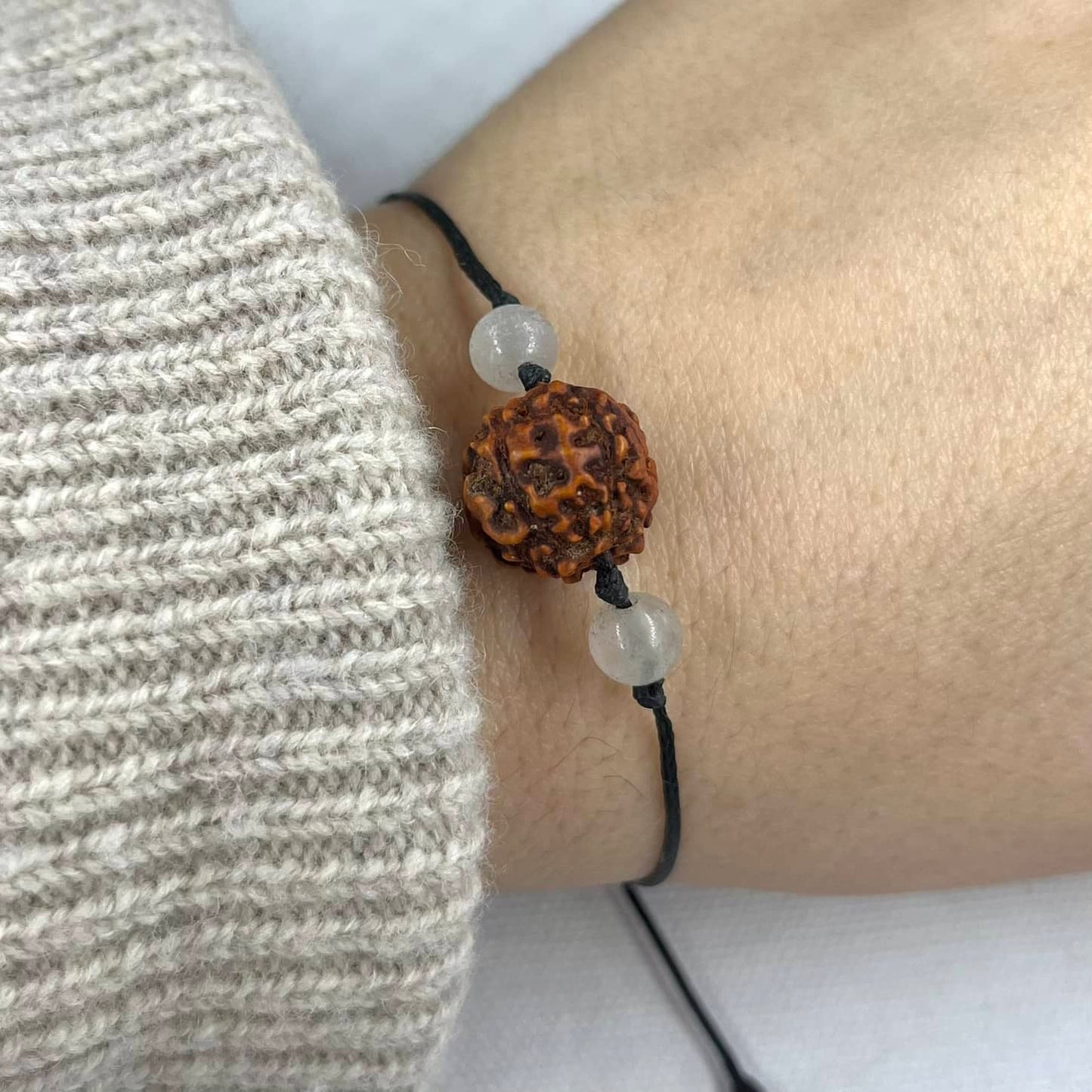 Rudraksha Cord Bracelet