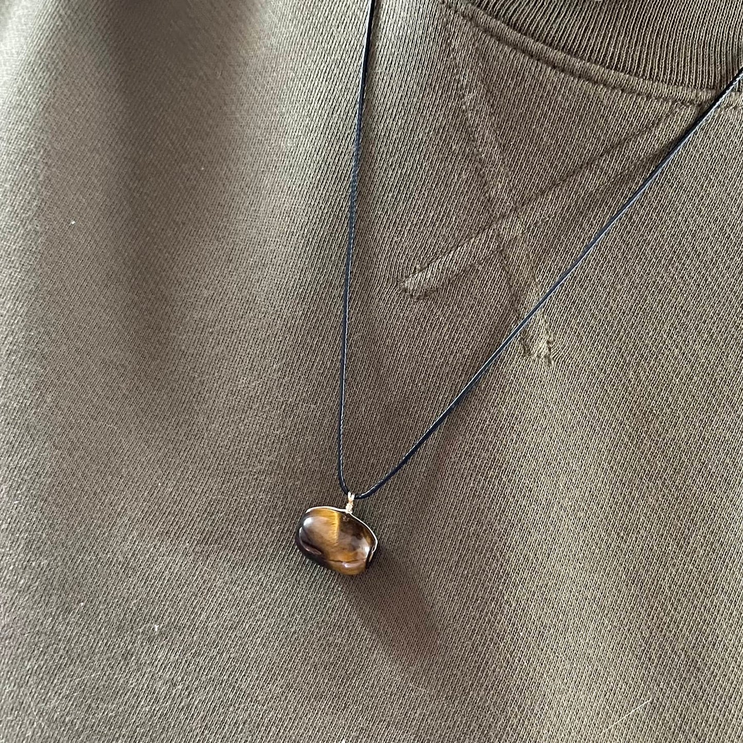 Prosperity Pendant - Tiger Eye