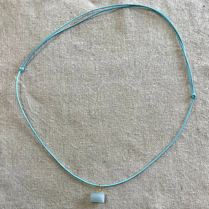 Eternity Pendant - Aquamarine